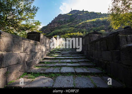 Sanahin Brücke, errichtet im Jahre 1195 über den Debed River; Alaverdi, Lori Provinz Armenien Stockfoto