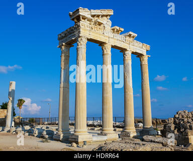 Tempel des Apollo. Türkei, Side. Stockfoto