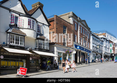 Guildford High Street, Guildford, Surrey, England, Vereinigtes Königreich Stockfoto