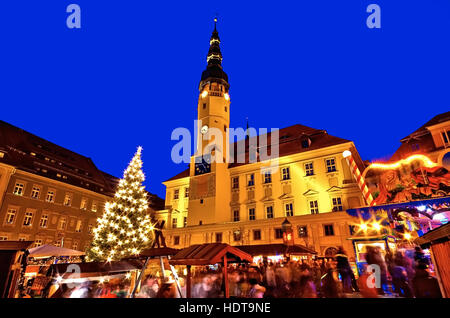 Bautzen-Weihnachtsmarkt in Deutschland - Bautzen Weihnachtsmarkt in Deutschland Stockfoto