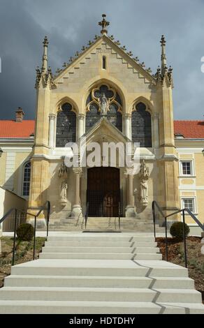 Mayerling, ehemaliges Jagdschloss des Kronprinzen Rudolf, Alland, Niederösterreich, Österreich Stockfoto