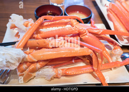 Snow Crab Legs Stockfoto