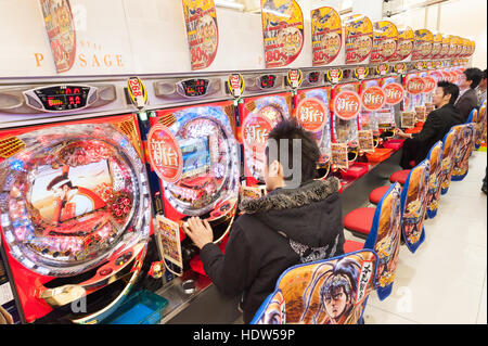 Pachinko Salon, Tokyo, Japan Stockfoto