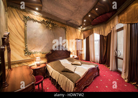 Gästezimmer in Alexandrapol Hotel; Gyumri, Provinz Shirak, Armenien Stockfoto