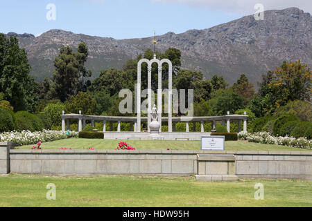 Das Hugenotten-Denkmal, Franschhoek, Südafrika Stockfoto