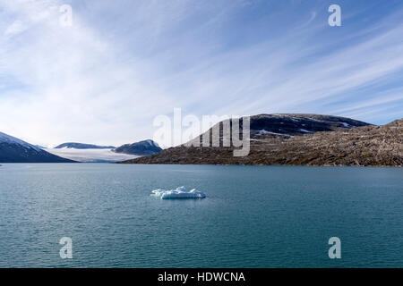 Styggevatnet ist ein Gletschersee vom Gletscher Jostedalsbreen, Glanz, Sogn Og Fjordane, Norwegen Stockfoto