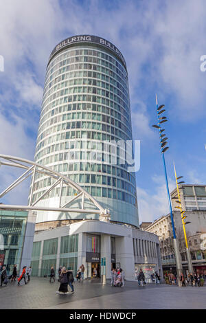 Die Rotunde Gebäude und Bullring Shopping Centre, Birmingham, England, UK Stockfoto