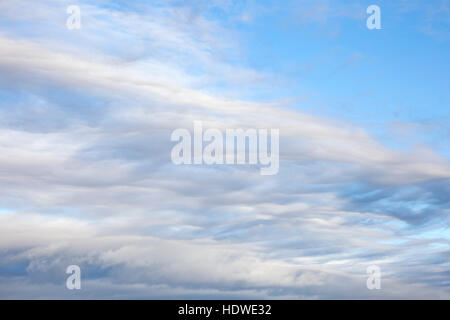 Ungewöhnliche Stratocumulus Wolkenbildung. Stockfoto