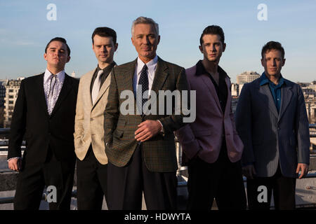 Photocall mit Martin Kemp, früher von Spandau Ballet, die Sterne in Million Dollar Quartet in der Royal Festival Hall in London bis 2. Januar 2017. Stockfoto