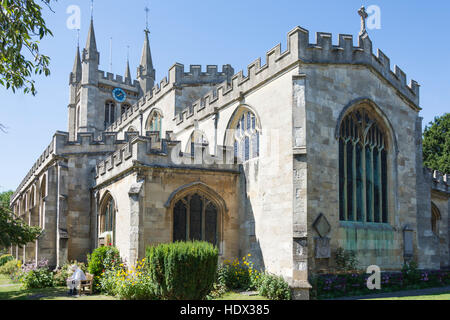 St-Nicolas-Kirche, Bartholomäus Street, Newbury, Berkshire, England, Vereinigtes Königreich Stockfoto