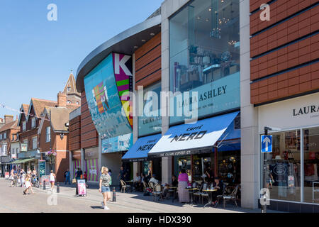 Eingang zum Kennet Shopping Centre, Bartholomäus Street, Newbury, Berkshire, England, Vereinigtes Königreich Stockfoto