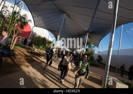 COP22 UNFCCC Klimakonferenz Verhandlungen in Marrakesch, Marokko, im Jahr 2016. Stockfoto