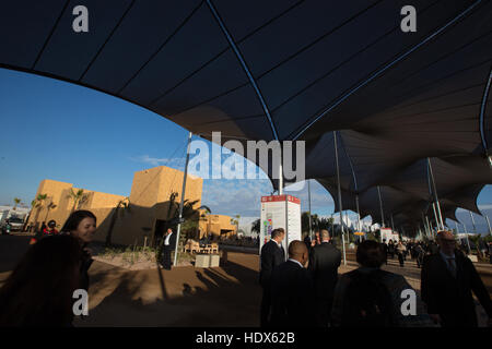 COP22 UNFCCC Klimakonferenz Verhandlungen in Marrakesch, Marokko, im Jahr 2016. Stockfoto