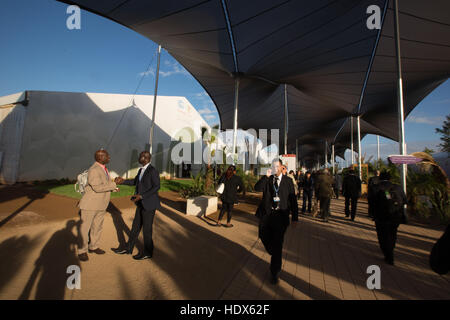 COP22 UNFCCC Klimakonferenz Verhandlungen in Marrakesch, Marokko, im Jahr 2016. Stockfoto