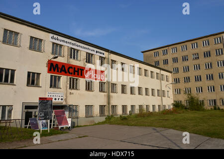 Dokumentationszentrum, KdF-Seebad Prora, Binz, Rügen, Mecklenburg-Vorpommern, Deutschland Stockfoto