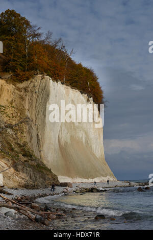 Wissower Klinken, Wissower Ufer, Kreidefelsen, Jasmund, Rügen, Mecklenburg-Vorpommern, Deutschland Stockfoto