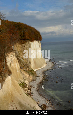 Wissower Klinken, Wissower Ufer, Kreidefelsen, Jasmund, Rügen, Mecklenburg-Vorpommern, Deutschland Stockfoto