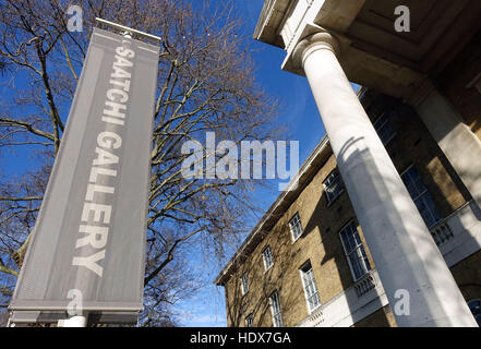 Außenseite der Saatchi Gallery, London, ehemaliger Herzog von Yorks Hauptsitz Stockfoto