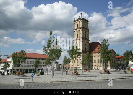 Stadtkirche, Neustrelitz, Landkreis Mecklenburgische Seenplatte, Mecklenburg-Vorpommern, Deutschland Stockfoto