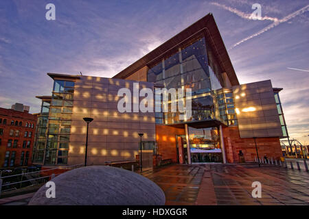 Der Bridgewater Concert Hall, Manchester City Centre, Manchester, Greater Manchester, England. Stockfoto