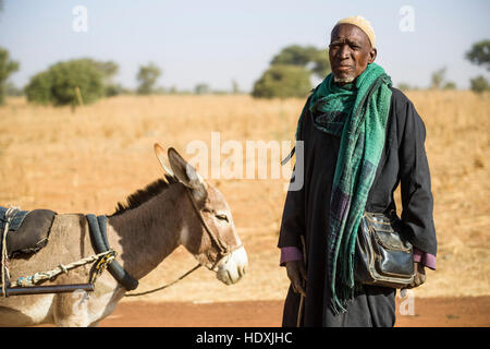 Ein Mann der Burkinabe, Burkina Faso Stockfoto