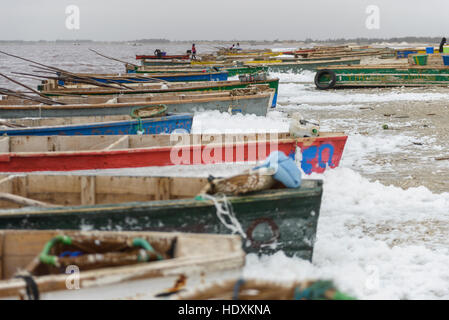 Lac Rose, Senegal Stockfoto