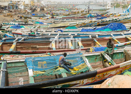 Im Landesinneren Flüsse von St. Louis, Senegal Stockfoto