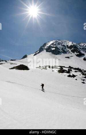 Skitour in Rauris, Nationalpark Hohe Tauern, Salzburg, Austria, Europe Stockfoto