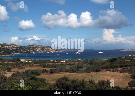 Palau, Sardinien. Bucht von Porto Rafael Stockfoto