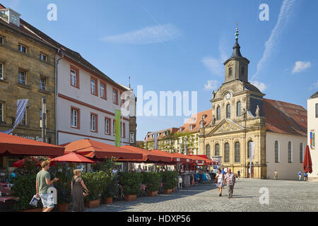 Spitalkirche in der Maximilianstraße in Bayreuth, Oberfranken, Deutschland Stockfoto