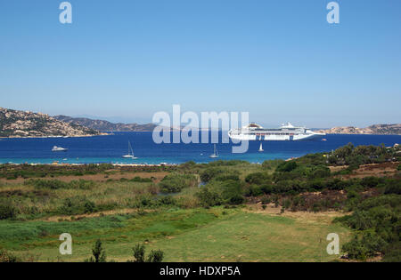 Palau, Sardinien. Bucht von Porto Rafael Stockfoto