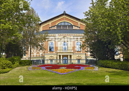 Bayreuther Festspielhaus, Upper Franconia, Bayern, Deutschland Stockfoto