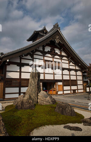 Eingang zum Tempel Tenryu-Ji, Kyoto, Japan Stockfoto