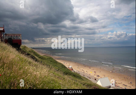 Der Strand von Saltburn-by-the-Sea Cleveland offiziell Teil von North Yorkshire England Stockfoto