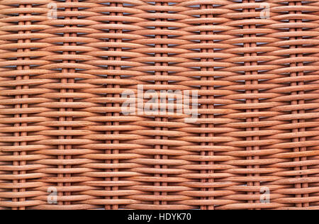 Hintergrundtextur von handgefertigten interlaced Zuckerrohr mat Stockfoto