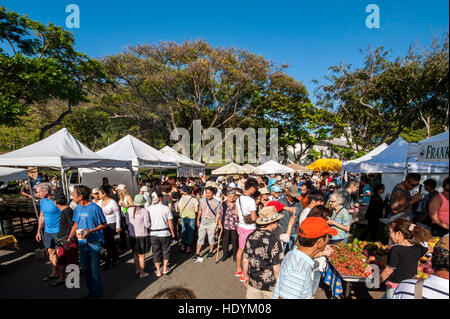 Samstag Bauernmarkt Honolulu, Oahu, Hawaii. Stockfoto