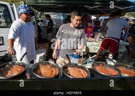 Samstag Bauernmarkt Honolulu, Oahu, Hawaii. Stockfoto