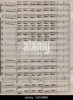 *La Marquise* (1835) ist eine opéra comique in einem Akt, die eine Mischung aus Humor, Romantik und Musik darstellt und in den Traditionen der französischen Comic-Oper spielt. Stockfoto