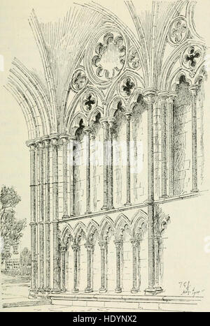 Gotische Architektur in Frankreich, England und Italien (1915) Stockfoto