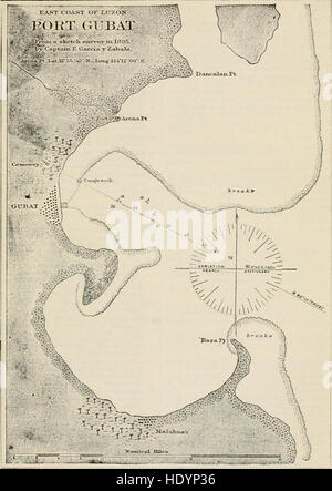 Eine Aussprache Ortsverzeichnis und geographisches Wörterbuch der philippinischen Inseln, Vereinigte Staaten von Amerika mit Karten, Diagrammen und Abbildungen (1902) Stockfoto