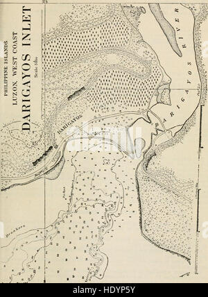 Eine Aussprache Ortsverzeichnis und geographisches Wörterbuch der philippinischen Inseln, Vereinigte Staaten von Amerika mit Karten, Diagrammen und Abbildungen (1902) Stockfoto