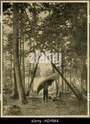 Im Kiefer Dschungel; ein Hand-Buch für Sportler und Camper in dem großen Wald Maine (1902) Stockfoto