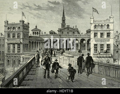 Old and New London (1873) erzählt eine historische Geschichte der Entwicklung Londons und erforscht die Entwicklung der Stadt von der Antike bis zur Moderne. Es zeigt bedeutende Sehenswürdigkeiten, kulturelle Veränderungen und wichtige Momente in Londons reicher Geschichte. Stockfoto