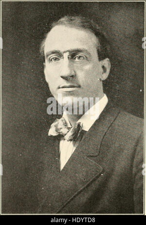 *Men and Women of America* (1910) ist ein biographisches Wörterbuch, das detaillierte Profile von Persönlichkeiten in den Vereinigten Staaten während des frühen 20. Jahrhunderts enthält und die Errungenschaften in verschiedenen Bereichen beleuchtet. Stockfoto