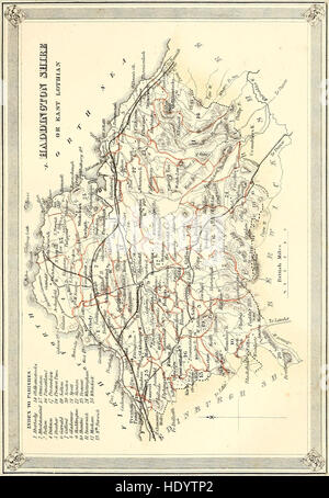 Der imperiale Gazetteer von Schottland; oder Wörterbuch der schottischen Topographie, zusammengestellt aus den jüngsten Behörden und bilden eine komplette Einrichtung der schottischen Geographie, physischen, statistischen und Stockfoto