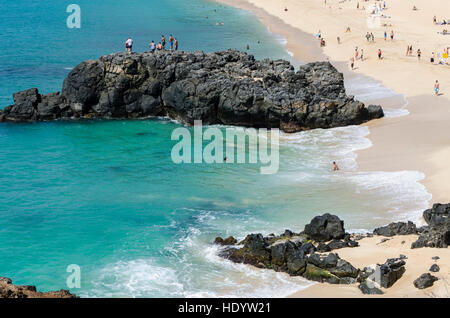 Waimea Bay Beach Park, North Shore, Oahu, Hawaii. Stockfoto