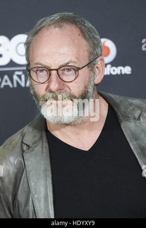 Madrid, Madrid, Spanien. 15. Dezember 2016. Liam Cunningham besuchte die starten von HBO Spanien Fotozelle im URSO Hotel & Spa am 15. Dezember 2016 in Madrid Credit: Jack Abuin/ZUMA Draht/Alamy Live News Stockfoto