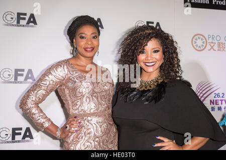 Los Angeles, USA. 14. Dezember 2016. Monalisa OkoJie besucht Shauntay Hinton bei USHIFF Golden Film Preisverleihung 14. Dezember 2016 in Holllywood, Kalifornien. © Foto Zugang/Alamy Live-Nachrichten Stockfoto