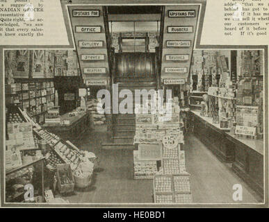 Kanadische Lebensmittelhändler April-Juni 1918 (1918) Stockfoto