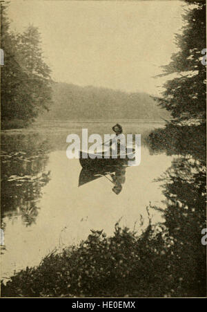 Das Buch der camping und Holzschnitzereien; ein Ratgeber für diejenigen, die Reisen in die Wildnis (1910) Stockfoto